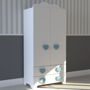 Bambino Casa Cuori Grandi Felici Blu - Гардероб Син